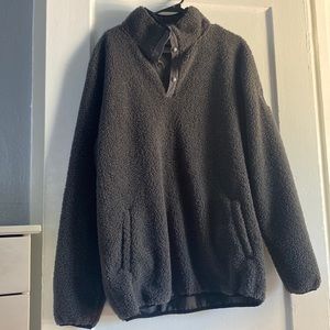 Dutch Bros Sherpa Pull Over Sweatshirt